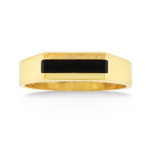 <p>Onyx Gold Ring</p>